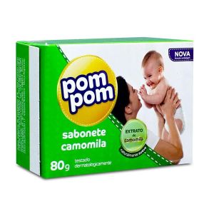 Sabonete Infantil Extrato de Camomila 80g Pom Pom