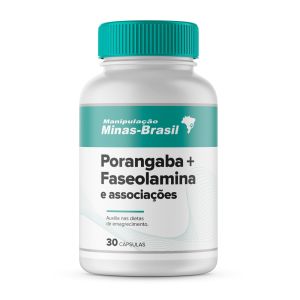 Porangaba 300 Mg Faseolamina 250 Mg Cassiolamina 250 Mg Chá Verde 150 Mg 5-htp 50 Mg - 30 Cápsulas