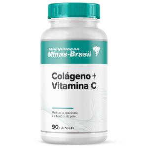 Colágeno 300 Mg Vitamina C 300 Mg 90 Cápsulas