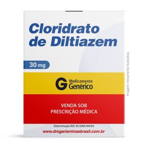 Cloridrato De Diltiazem 30Mg Com 50 Comprimidos Genérico Ems