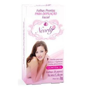 Folha Depilatória Neorly Facial Com 8 Uidades
