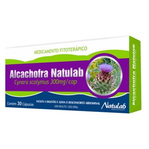 Alcachofra Natulab 300Mg Com 30 Comprimidos
