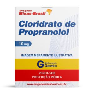 Cloridrato De Propranolol 10Mg Com 30 Comprimidos Genérico Medley