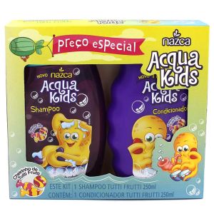 Kit Acqua Kids Shampoo 250Ml E Condicionador250Ml Cheirinho De Tutti Frutti