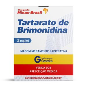 Tartarato De Brimonidina 2Mg/Ml Solução Oftalmológica 5Ml Genérico Geolab