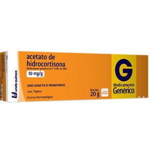 Acetato De Hidrocortisona 10Mg Creme 20G Genérico União Química