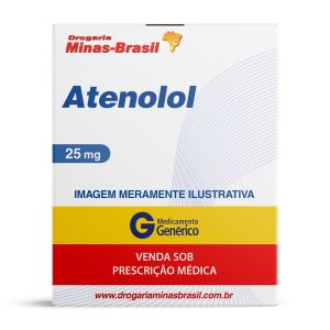 Atenolol 25Mg Com 30 Comprimidos Genérico Medley