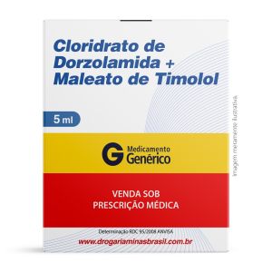 Cloridrato De Dorzolamida + Maleato De Timolol 5Ml Genérico Teuto