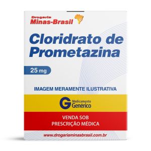 Cloridrato De Prometazina 25Mg Com 20 Comprimidos Genérico Teuto