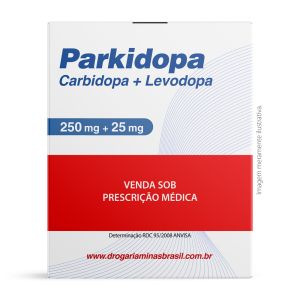 Parkidopa 250 Mg + 25 Mg Com 30 Comprimidos
