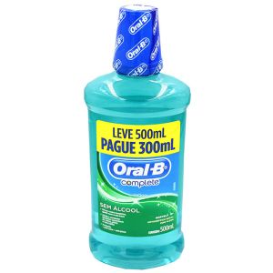 Anti Séptico Bucal Oral B Hortelâ  Sem Álcool 500Ml