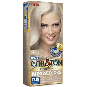 Mini Kit Cor E Ton Mega Colors 12.111 Loueo Super Platinado
