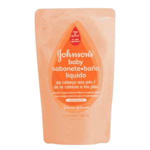 Sabonete Líquido Johnsons Baby Da Cabeça Aos Pés Refil 180Ml