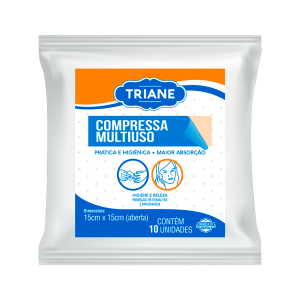 Compressa Multiuso Triane com 10 Unidades