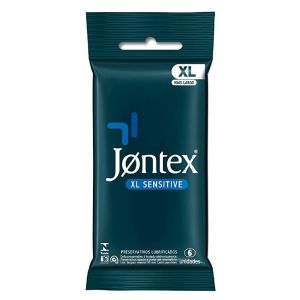 Preservativo Jontex Xl Sensitive Com 6 Unidades