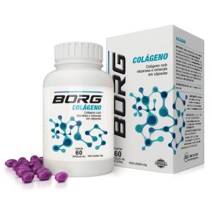 Colágeno 500mg Com 60 Cápsulas Borg