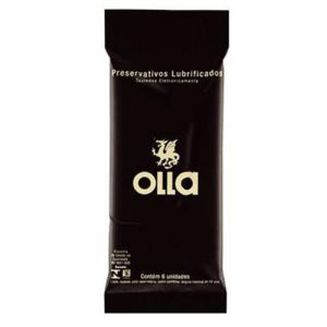 Preservativo Lubrificado De Bolso Olla Com 6 Unidades