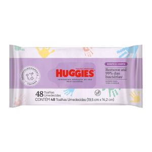 Toalhas Umedecidas Huggies Baby One E Done Com 48 Unidades