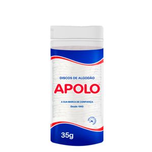 Algodão Apolo Discos Hidrófilo Limpeza Facial 35g