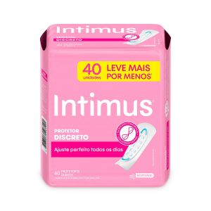 Protetor Diário Discreto Intimus Ultra Flexível 40 Unidades