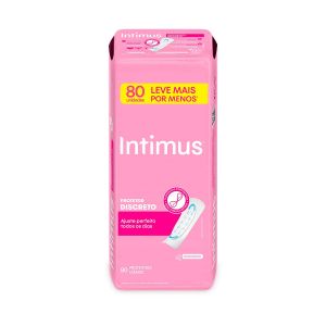 Protetor Diário Discreto Intimus Ultra Flexível 80 Unidades