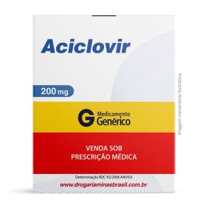 Aciclovir 200Mg Com 25 Comprimidos Genérico Teuto