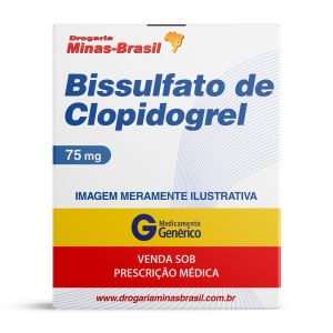 Bissulfato De Clopidogrel 75Mg Com 28 Comprimidos Genérico Nova Química