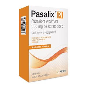 Pasalix Pi 500Mg Com 20 Comprimidos
