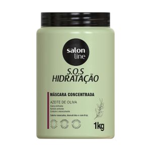 Máscara S.O.S Hidratação Azeite de Oliva Com 1kg Salon Line