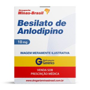 Besilato De Anlodipino 10Mg Com 30 Comprimidos Genérico Cimed