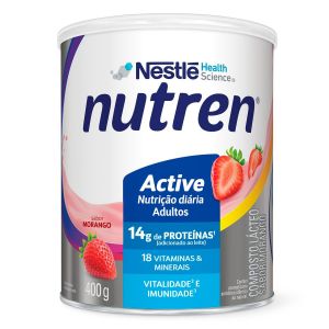 Complemento Alimentar Nutren Active Morango 400g