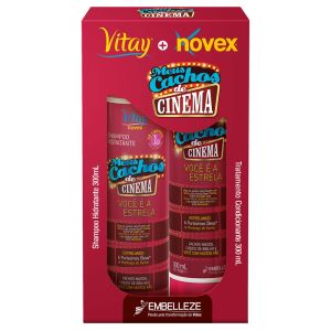 Kit Shampoo E Tratamento Condicionante Novex Vitay Meus Cachos De Cinema 300Ml Cada