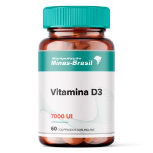 Vitamina D3 7.000ui 60 Comprimidos