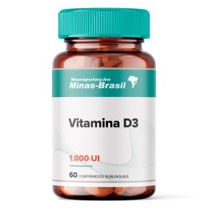 Vitamina D3 1.000 UI 60 Comprimidos