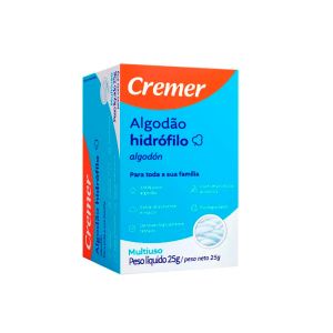Algodão Cremer Hidrófilo Caixa 25g