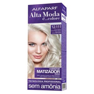 Matizador Alta Moda 12.11 Louro Platina Cinza Super Intenso Alfaparf
