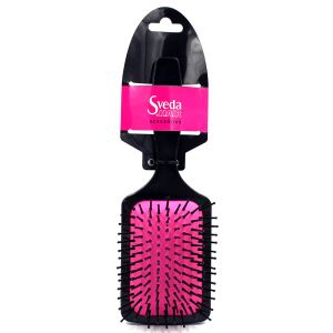 Escova de Cabelos Magic Colors Black Quadrada Sveda Hair