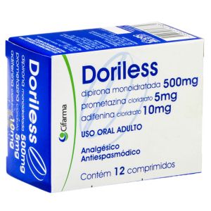 Doriles Com 12 Comprimidos
