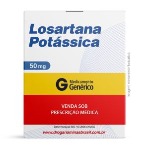 Losartana Potássica 50mg Com 30 Comprimidos