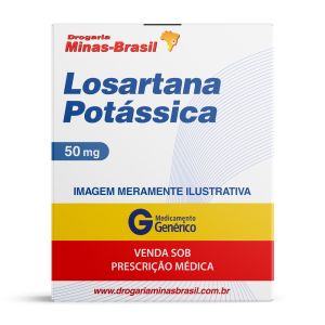 Losartana Potássica 50mg Com 30 Comprimidos