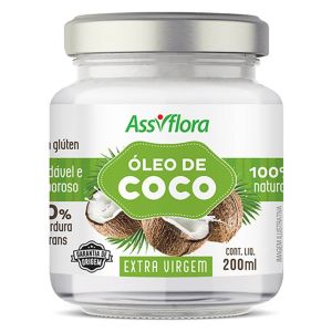 Óleo de Coco Extra Virgem 200ml Assiflora