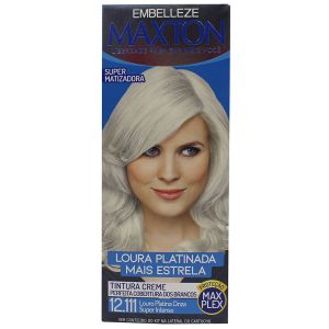 Tintura Maxton 12.111 Louro Platino Cinza 50G
