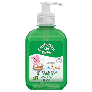 Sabonete Liquido Glicerinado Cheirinho De Bebe Lavandita 250 Ml