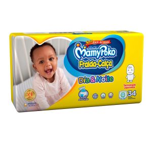 Fralda Calca Mamypoko Dia E Noite Mega Tamanho Grande 30 Unidades