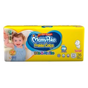 Fralda Calca Mamypoko Dia E Noite Mega Tamanho Extra Grande 26 Unidades