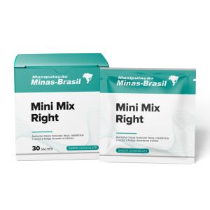 Mini Mix Right Sabor Chocolate Com 30 Sachês