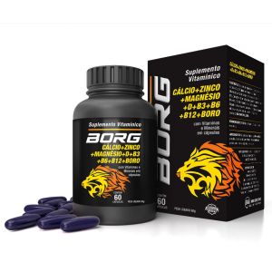 Borg Calcio E Zinco 60 Cápsulas