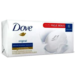 Sabonete Dove Original Pack Com 6 Unidades 90G Cada