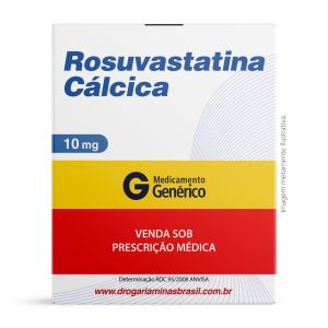 Rosuvastatina Cálcica 10 mg com 30 comprimidos - Genérico Medley