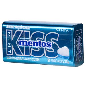 Mentos Power Kiss Menta 50 Unidades